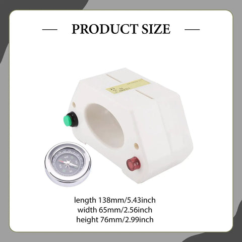 Watch Demagnetizer And Compass Kit for Mechanical Watches 2-in-1 Dope Professional tool with size dimensions shown