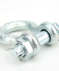 Heavy Duty Bow Anchor Shackle For Ship Lifting 2T To 6.5T Galvanized Alloy Steel Hardware Tool With Nut close-up view.