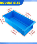 Double Storage Sewing Machine Table Drawer Organizer with Sliding Compartments for Case and Bobbin Gauge dimensions