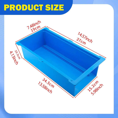 Double Storage Sewing Machine Table Drawer Organizer with Sliding Compartments for Case and Bobbin Gauge dimensions