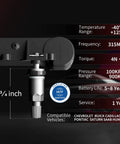 Straight Out The Box Preprogrammed Tpms Tire Pressure Sensors For Gm Chevy Silverado Equinox Cadillac 2002 Through 2021 No Drama Required Oem Spec Replacement Sets For Your Rig with detailed specifications.