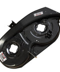 38 Inch Side Deck Assembly With Wheel Brackets OEM Replacement Part 983-04263-0637 for Lawn Tractors, black steel deck