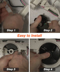 Installation steps for Go-To Replacement Refrigerator Evaporator Fan Motor 115V 60Hz For Whirlpool And Kenmore Refrigerators.
