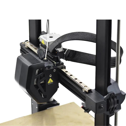 X Axis Upgrade Kit For Ender 3 V3 SE With MGN9H 300mm Linear Rails And Backplate installed on printer for improved accuracy