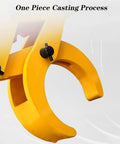 Close-up of Heavy Duty Vertical Plate Lifting Clamp built like a tank, showcasing carbon steel jaw and one-piece casting process.
