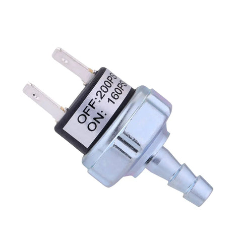 160-200 PSI Air Compressor Pressure Switch Kit 2 Pack for Air Ride Systems, Dual Voltage, metal housing with connector