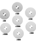 Flat Lap Grinding Wheel Pro Grade 4 Inch 100mm Polishing Disc With 80 To 2000 Grit Coated Abrasive Surface in various grits