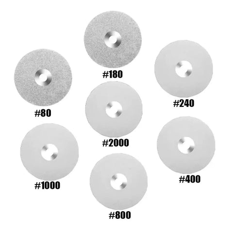 Flat Lap Grinding Wheel Pro Grade 4 Inch 100mm Polishing Disc With 80 To 2000 Grit Coated Abrasive Surface in various grits