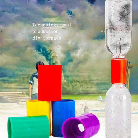 Plastic Tornado Bottle Connectors Cyclone Vortex Kit For Students Ideal For Science Experiments Hands On Learning