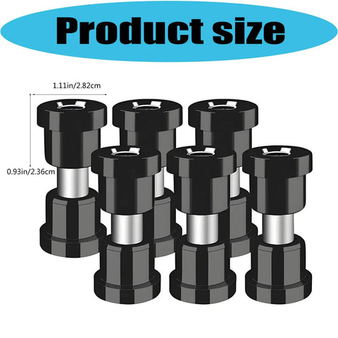 Easy Install Golf Cart Protection Panel Repair Kit No Fuss Replacement Parts For Multiple Models Lightweight Recyclable Materials Quick Setup Outdoor Ready product size illustration showing dimensions of connectors.