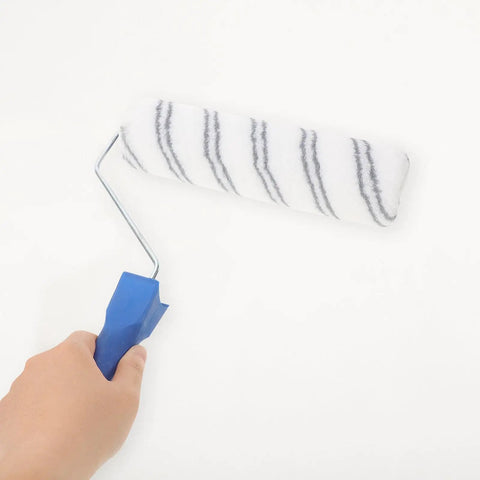 Lightweight Small Paint Roller With Ergonomic Handle For Fast Wall Coverage And Crisp Clean Edges Ideal For Ceilings Trim And Furniture Zero Drip Formula.