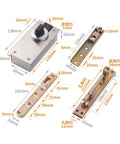Heavy Duty Pivot Hinges For Doors, Invisible Hidden Door Hinge With 360 Degree Rotation and 90 Stop, showcasing metal mounting brackets.