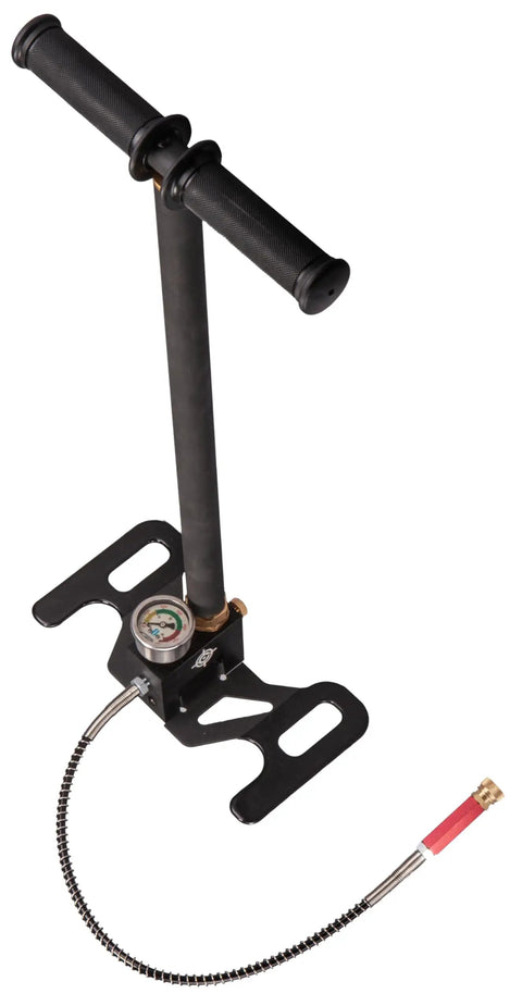 Hand pump for 22 Caliber PCP Air Rifle With Hand Pump, durable build for 2000 PSI reservoir, target practice use.