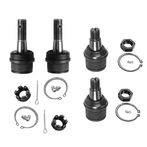 4x4 Ready Front 8pc Suspension Kit For 2005 To 2022 Ford F 250 Super Duty 4WD Off Road Replacement Upgrade Includes Control Arms Ball Joints And Shocks, 8-piece kit parts