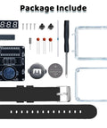 Beginner Friendly Electronic Watch Soldering Kit With Ten Second Auto Sleep Mode Stem Learning Project components layout