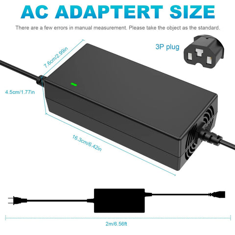 High Efficiency 59V 1.8A Lead Acid Battery Charger For 48V 12Ah Electric Bicycle Battery With 3 Hole Plug AC Adapter