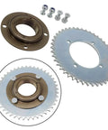 Rear Wheel 44T T8F Sprocket Chain Drive Gear With Freewheel Adapter For Electric Scooter Steel And Aluminum Alloy