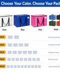 Color options for Oversized Moving Bags With Backpack Straps Heavy Duty Storage For Moving Dorms And Home Use in various pack sizes.