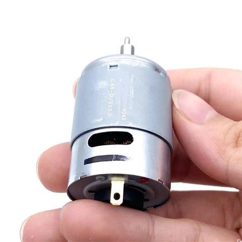 High Performance DC Motor RS 380PH 4045 Upgrade For Hair Clipper Repair 2.6V To 13V, compact design held in hand.