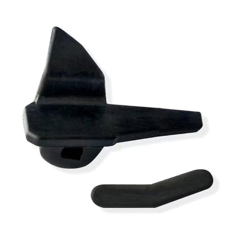 Durable Nylon Tire Changer Insert Kit For Duck Head Mount Demount Tool Wheel Rim Edge Protector set shown in black