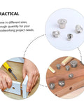 Two Sets Woodworking Dowel Maker Kit With Steel Dowel Centers And Transfer Plugs Alignment Tool for woodworking projects