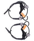 Heavy Duty ABS Wheel Speed Sensor Pair Front Left And Right For Honda Element 2003 To 2011, durable wiring sensors.