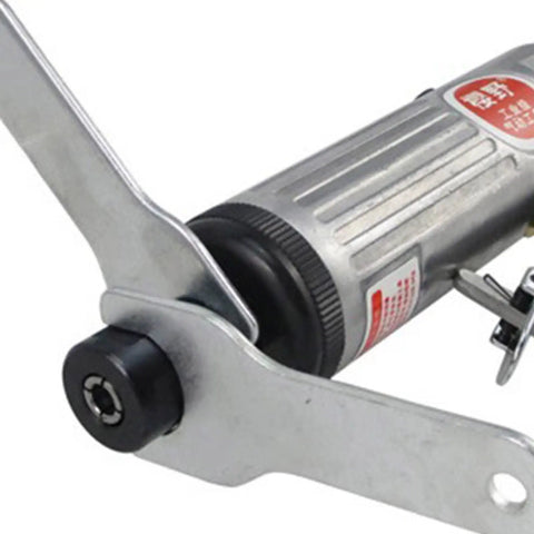 Close-up of the Shop Ready 16 Piece Pneumatic Air Die Grinder Kit showing durable aluminum housing and adjustable collet.