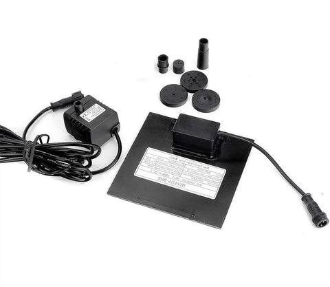 Solar Water Pump For Garden Fountain And Pond With Hella Long Cable And Dope Spray Adapters For Bird Bath Pool Or Aquarium parts including pump and adapters