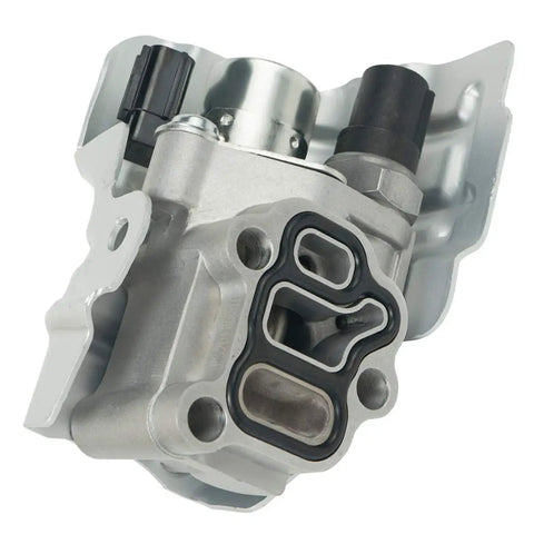 Honda VTEC Solenoid Spool Valve With Oil Pressure Switch And Gasket Direct Replacement OE Grade For 2.0L 2.4L Honda Accord Civic CRV Element RSX For Your Ride 15810 RAA A03 917 224 image showing the product's complex metal design.