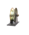 Beefy Heavy Duty Sliding Gate Roller Wheel For Inverted Track U Type Caster Built To Last For Gate Frames And Barn Doors, galvanized steel
