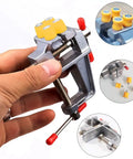 Rock Solid Mini Bench Vise Slick Portable Aluminum Table Clamp With Adjustable Jaw Pins for Jewelry and Hobby Crafting