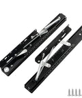 Heavy Duty Hidden Drawer Slides With Smooth As Butter Glide Versatile 16 Inch Furniture Guides For Kitchen Cabinets Desks And Workbenches built tough for durability.