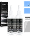 Windshield Crack Repair Kit 2 Pack With Glass Repair Liquid For Quick Fix Of Cracks On Windshields Windows And Mirrors 50ml Budget Friendly Auto Glass Repair Gel To Restore Strength And Clarity Fast