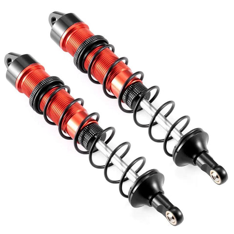Beefy Front And Rear Adjustable RC Car Shocks Set For 1/8 Scale Fits Arrma Typhoon 6S Redcat FS ZD Racing Aluminum Dampers