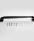 Built Tough Sixteen Inch Oil Rubbed Bronze Shower Grab Bar Wall Mounted Rustproof Stainless Steel Bathroom Safety Rail with screws.