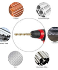 Five Thirty Second Inch Cobalt Drill Bit Set Of Ten M35 High Speed Steel Jobber Twist Bits for metals and alloys in use