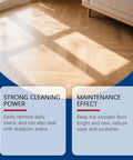 Bright hardwood floor with sunlight, showcasing effectiveness of Top Shelf Wood Floor Polish And Hardwood Cleaner To Bring Back That Slick Showroom Shine And Kick Out Stubborn Dirt Quick Evaporating Formula Wipes Up Messes Fast While Guarding Tile And Marble.