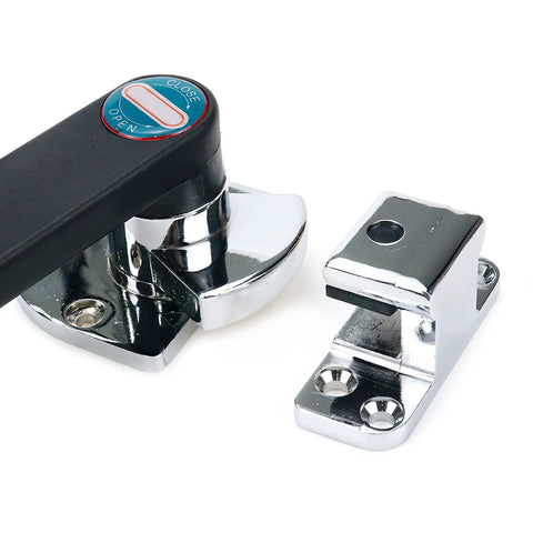 Heavy Duty Premium Stainless Steel Freezer Handle Lock Latch With Knockout Airtight Seal And Soft Touch Rubber Grip For No Sweat Industrial Walk In Cooler Door Sealing Kit