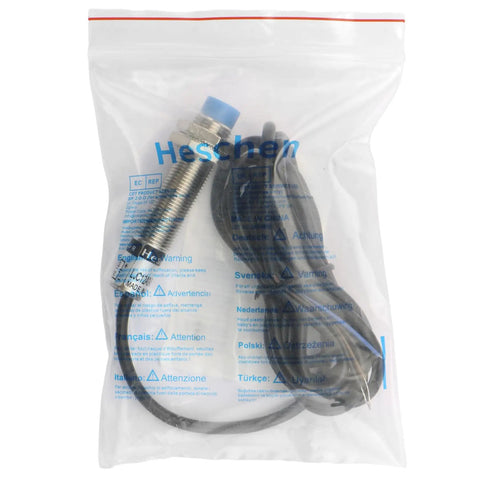 M12 Capacitive Proximity Sensor Switch Non Shield Type LJC12A3-5-Z/AX in plastic packaging with cable
