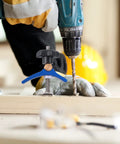 Pro-Grade T-Track Clamp Quick-Act Hold-Down For Woodworking And Carpentry, Adjustable Jig Fixture used on wood with drill