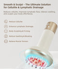 Home Spa Lymphatic Drainage Massager With Microcurrent Light Heat And Vibration For Legs Arms And Belly Anti Cellulite Tool