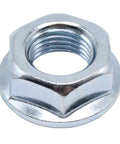 Single polished chrome nut for Chevy alternator fan pulley kit. Beef Up Your 1957-1985 Chevy Small Block V8 With This Polished Chrome Alternator Fan And Pulley Kit Single Groove Design For 327 350 383 400 Heavy Gauge Steel High Mirror Finish Durable Upgrade