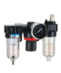 Air Filter Regulator Lubricator FRL Combo Unit With Auto Drain For Pneumatic Systems BC2000 A Type PT1-4 connectors