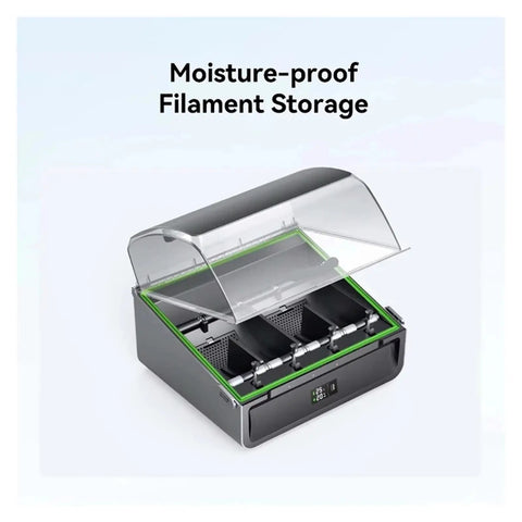 Cfs 4X Multi Color Printing Add On Kit With Built In Filament Storage Compatible With Hi K2 Plus 3D Printer moisture-proof filament storage.