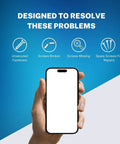 Heavy Duty Complete Screw Kit For iPhone 13 Repair Including Bottom Pentalobe And Battery Security Screws Precise Snap Fit For A2631 A2633 A2634 A2635 A2482 phone in hand showing repair problem solutions