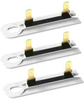 Three Pack Dryer Thermal Fuse Replacement Kit 196 Fahrenheit Non Resettable Overheat Protector For Whirlpool Kenmore Maytag Dryers