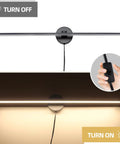 32 Inch Wall Mounted Picture Light For Bathroom And Bedroom Vanity Mirror LED Fixture No Fuss Easy Install Plug In Or Hardwired
