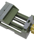 Precision Bench Vise Featuring Dual V Grooves For Secure Round Stock Clamping And Micro Fabrication Jobs Built Legit Tough With Heavy Duty Cast Iron For Rock Solid Grip And Zero Drag Precision Every Time, showing the compact design.