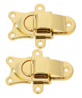 Chic 2 Pcs Antique Golden Zinc Alloy Toggle Lock Buckle For Wooden Jewelry Box And Tool Case With Classic Retro Latch Hardware