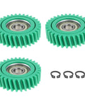 Three Pack Nylon Gear For Your Electric Bike Ride, 31T Drive Gear With 608 Bearing, Fits E Bike Drive Systems, 41.5mm Outer Diameter